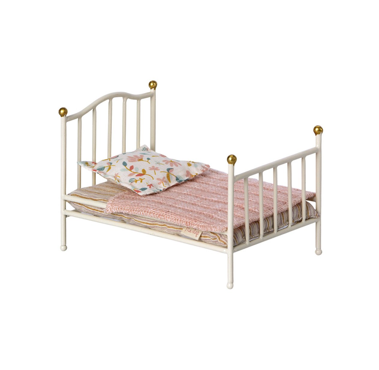 Lit de Souris Vintage Miniature - Ecru