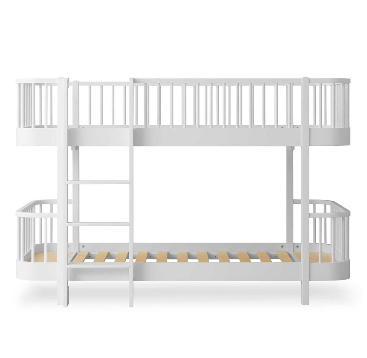 Lit superposé Wood Original Bas - Blanc