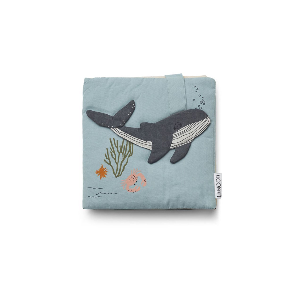 Livre sensoriel Sammy Créatures Marines - Bleu