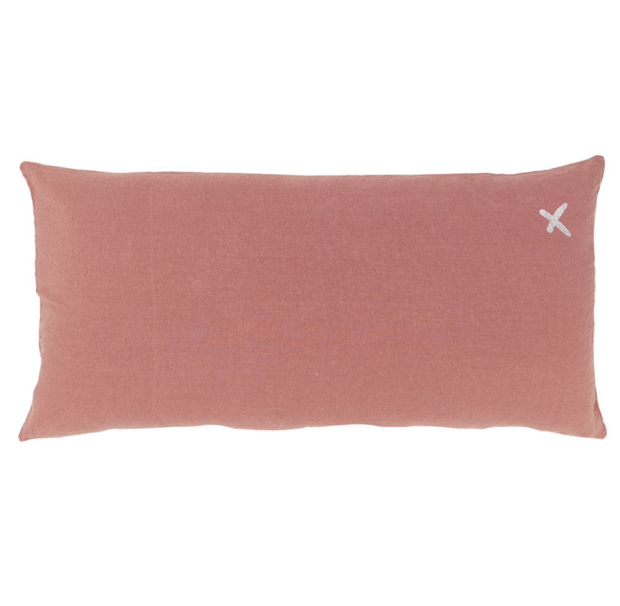Coussin XL rectangulaire Lovers rosebud - Rose