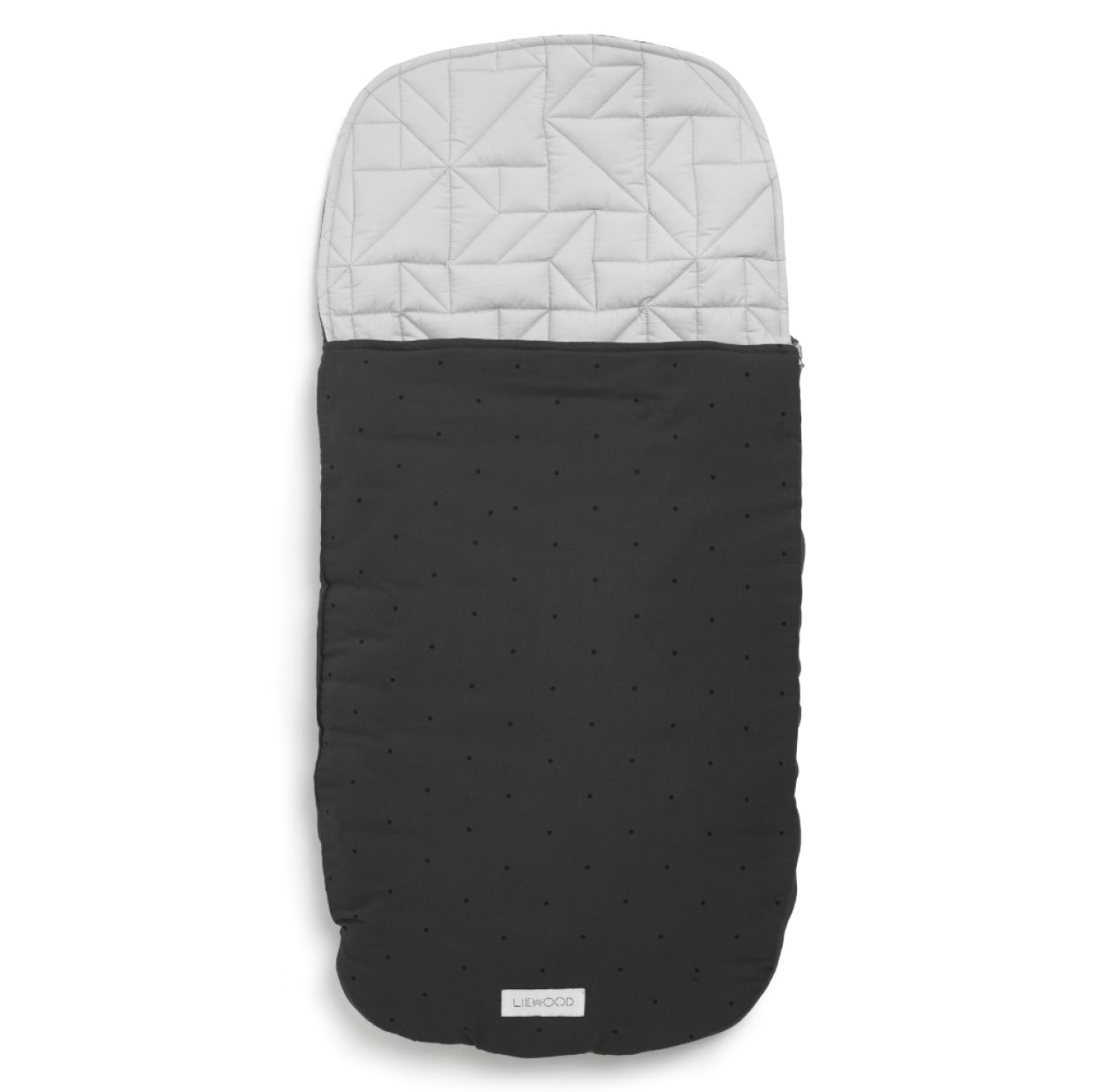 Nid d'ange bébé Luca Classic Dot - Gris anthracite