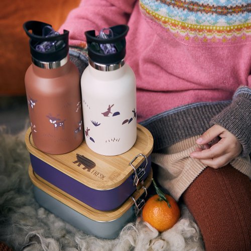 Lunch Box Métal Unie - Sauge