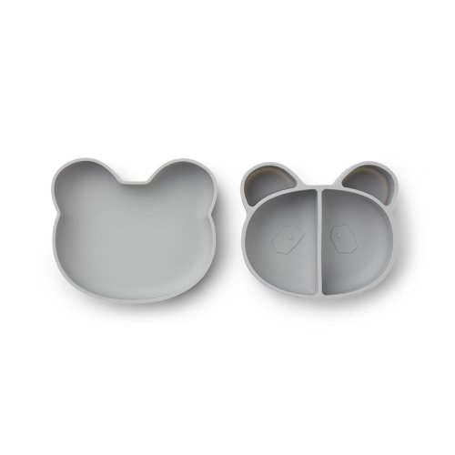 Boîte à goûter Panda - Gris clair