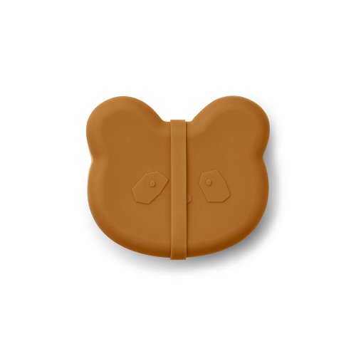 Boîte à goûter Panda - Moutarde