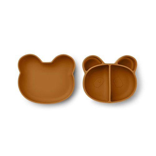 Boîte à goûter Panda - Moutarde