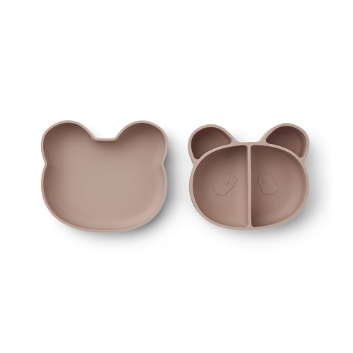 Boîte à goûter Panda - Rose poudré