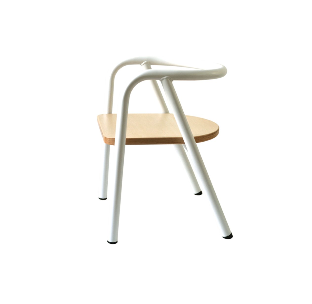 Chaise en métal enfant Hito - Blanc