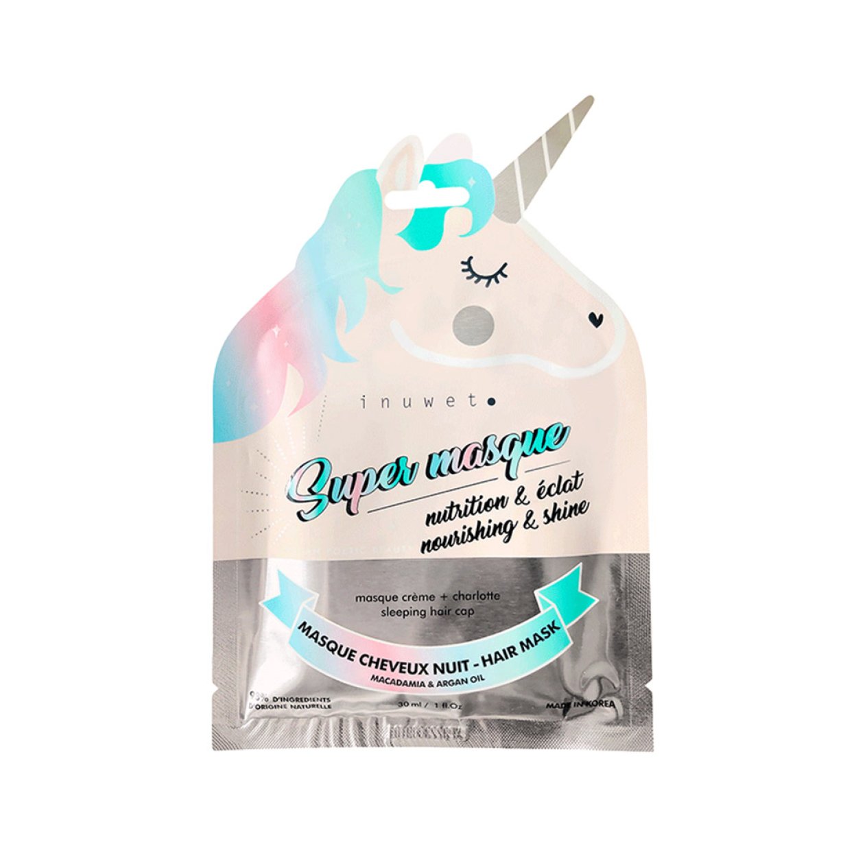Masque Cheveux Nuit Licorne Nutrition Eclat