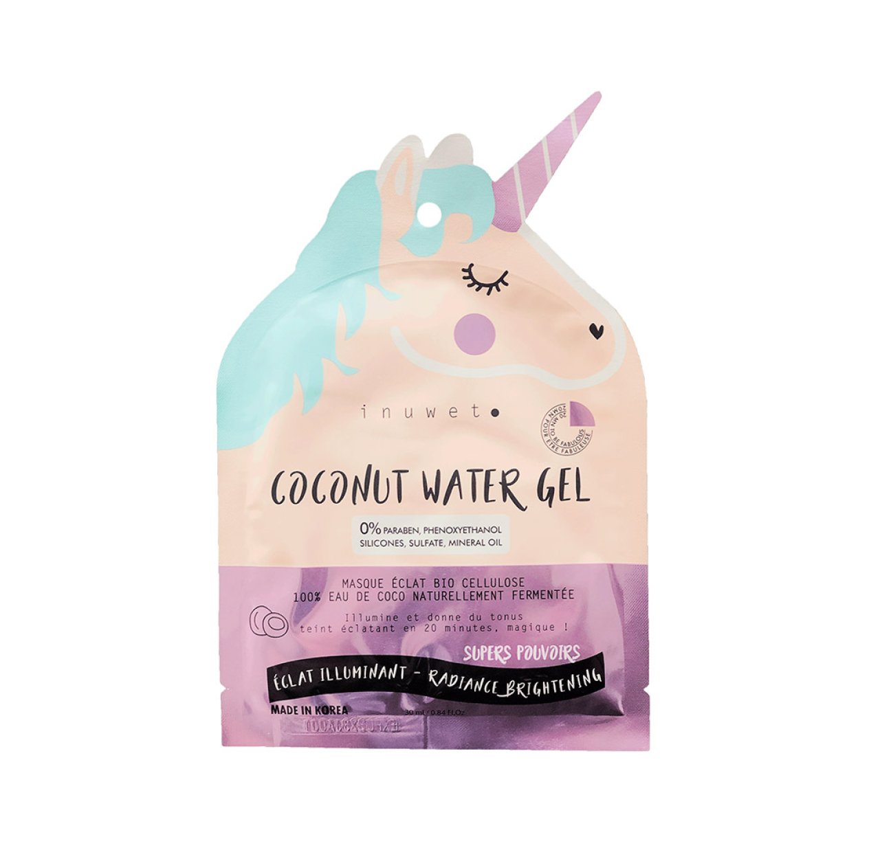 Masque Visage Licorne Eclat Radiance
