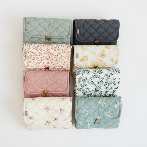 Matelas à langer de Voyage Caramel Leaves