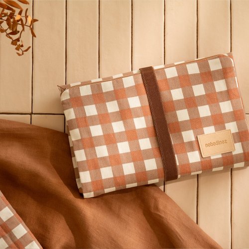 Matelas à langer de Voyage Imperméable Hyde Park - Carreaux Terracotta