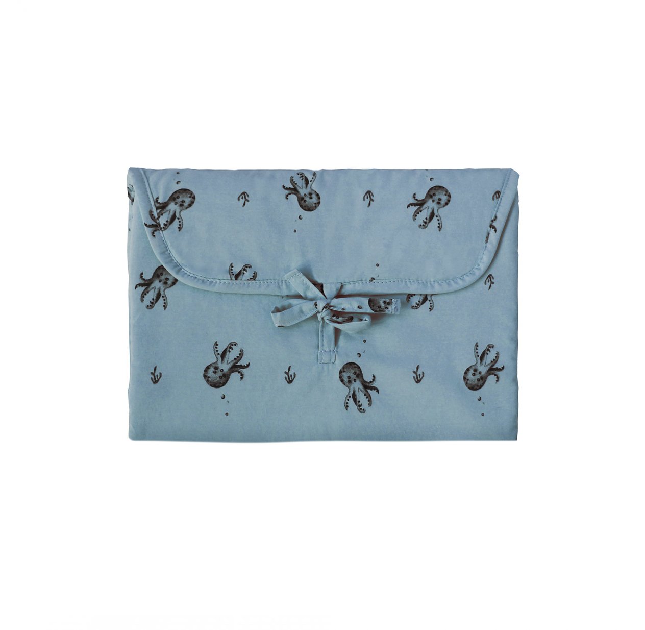 Matelas à langer Charly Poulpe - Bleu gris