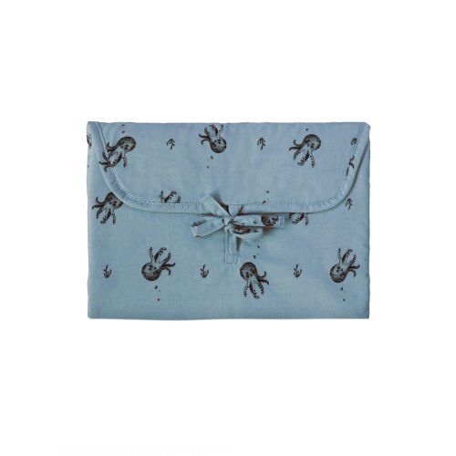 Matelas à langer Charly Poulpe - Bleu gris