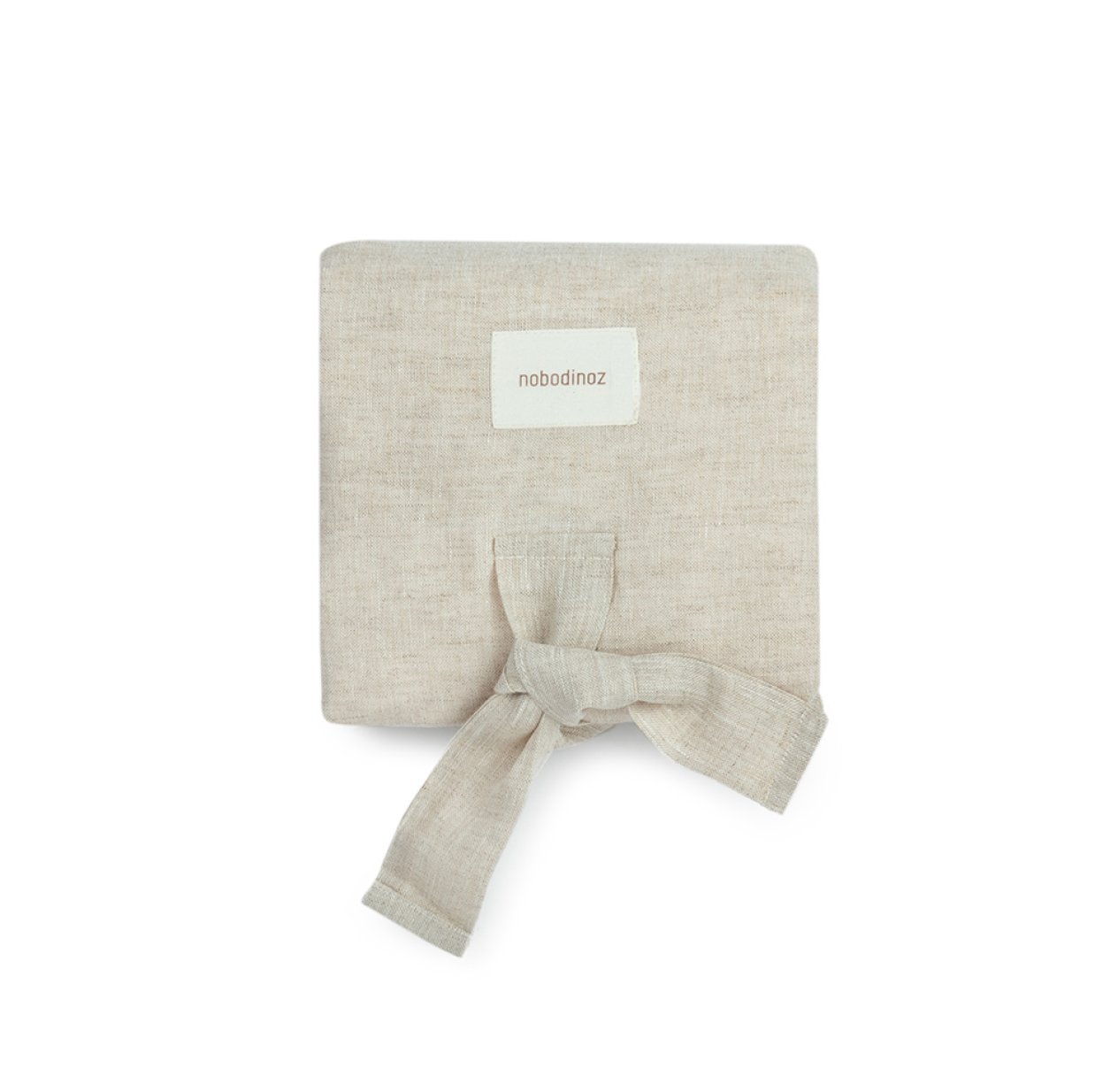 Matelas à langer de Voyage Imperméable Lin Français - Greige