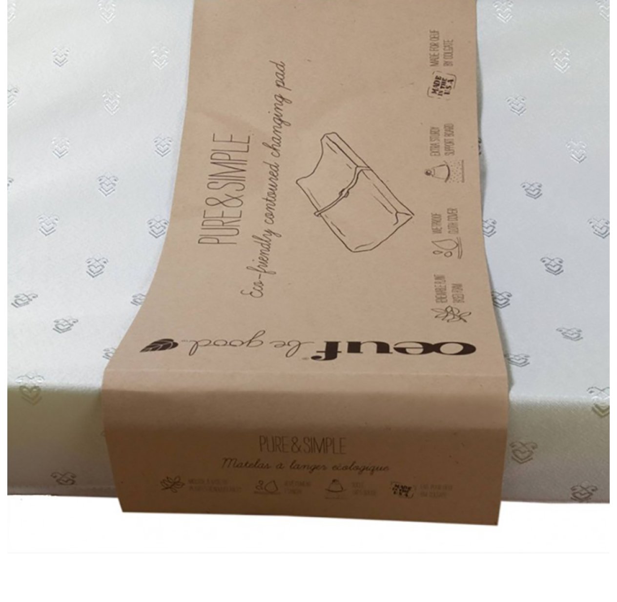 Matelas à langer écologique Oeuf NYC