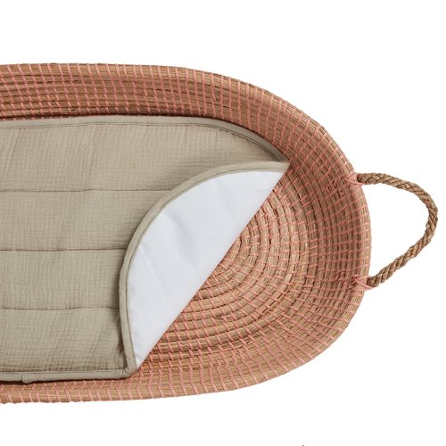 Matelas à langer ovale Luxe - Vert clair