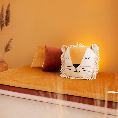 Matelas de sol Velours Zanzibar - Rose poudré