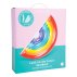 Matelas gonflable luxe arc-en-ciel