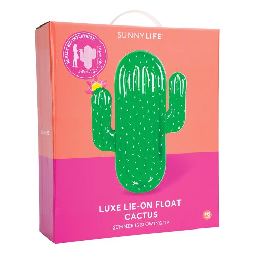 Matelas gonflable luxe cactus