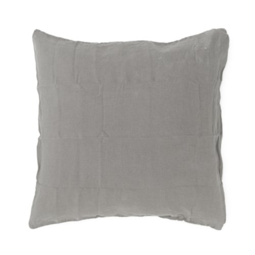 Taie d'oreiller carré Mellow orage 65 x 65 - Gris