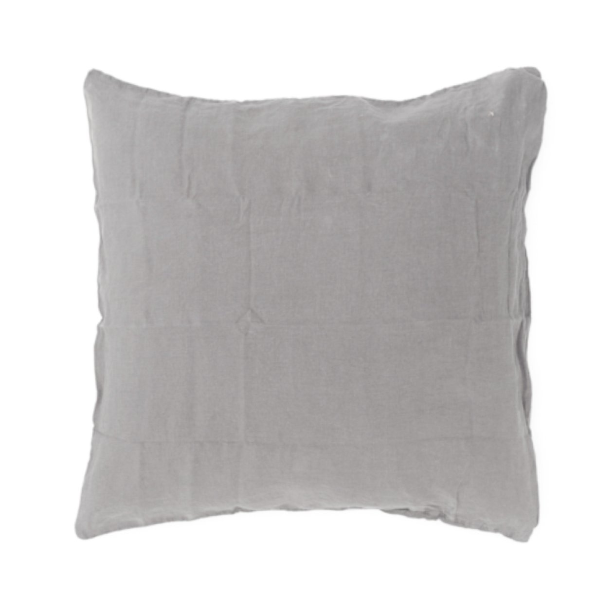 Taie d'oreiller carré Mellow orage 65 x 65 - Gris