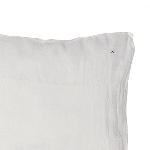 Taie d'oreiller carré Mellow plume 65 x 65 - Blanc