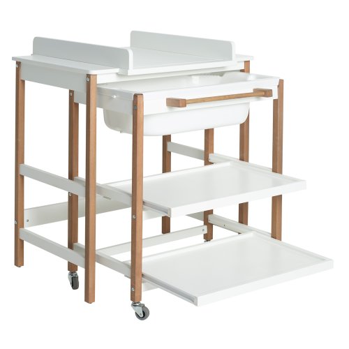Meuble de bain bébé Smart - Blanc/Naturel