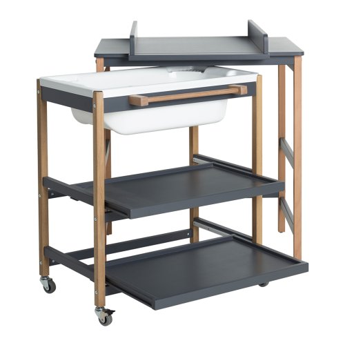 Meuble de bain bébé Smart - Moon shadow/Naturel