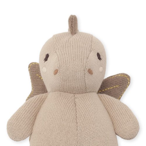 Mini doudou hochet Dragon - Rose