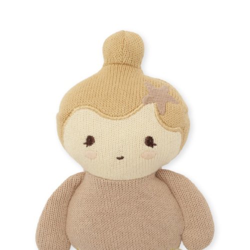 Mini doudou hochet Sirène - Rose