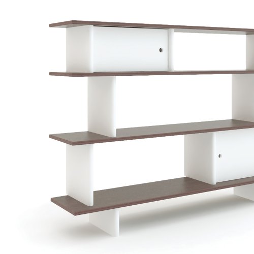 Bibliothèque mini library - Noyer