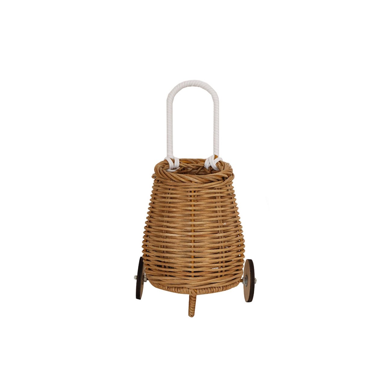 Mini Panier Luggy pour Poupée - Naturel