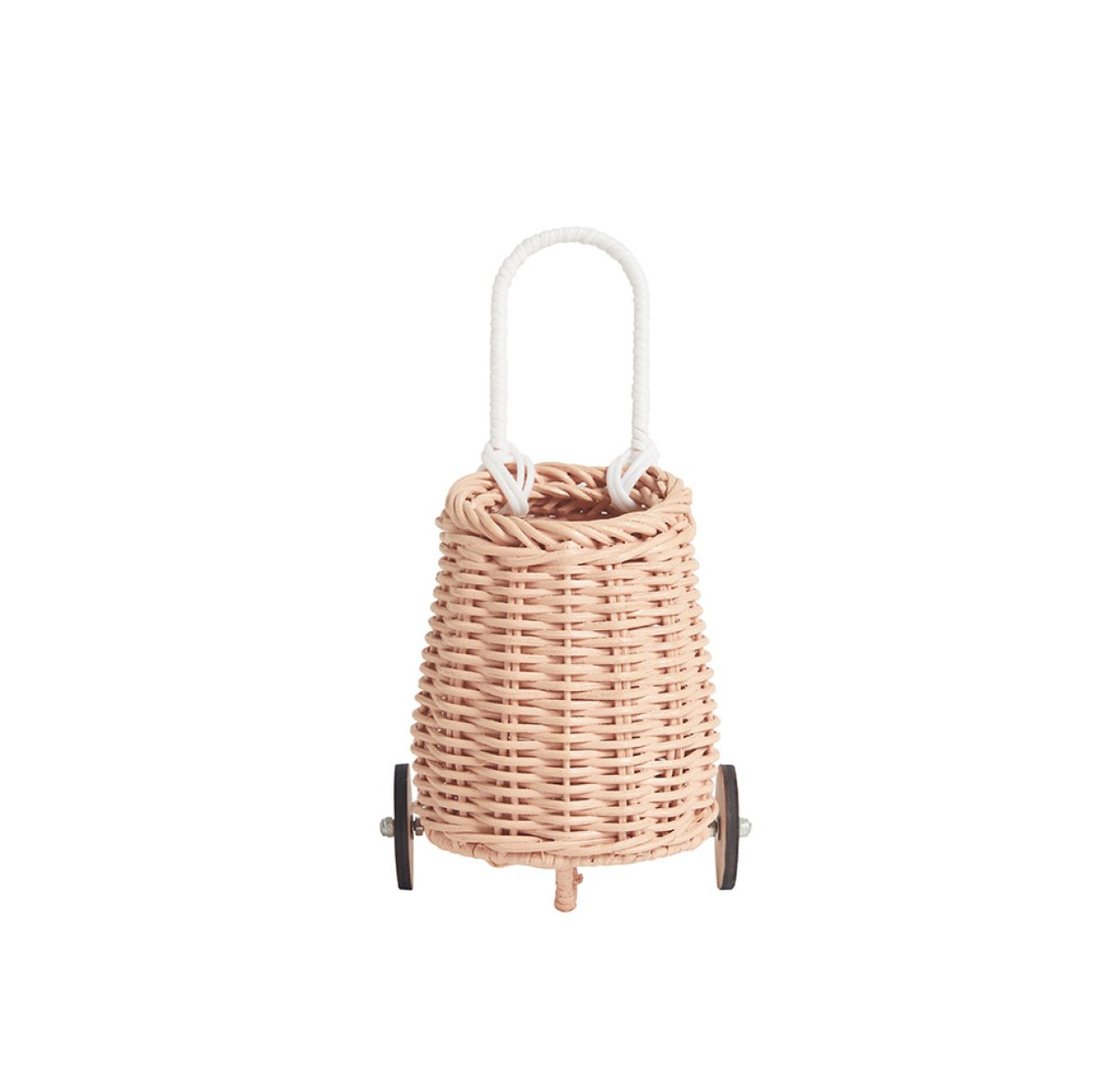 Mini Panier Luggy pour Poupée - Rose poudré