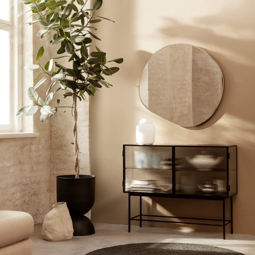 Miroir Pond Laiton - XL