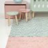 Tapis Mix Aarty - Flamant rose