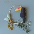 Oiseau décoratif Charlie Baby le bébé Toucan - Carbone