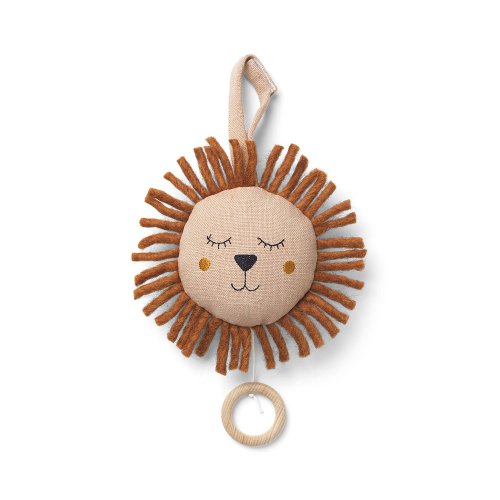 Mobile musical Lion - Rose poudré