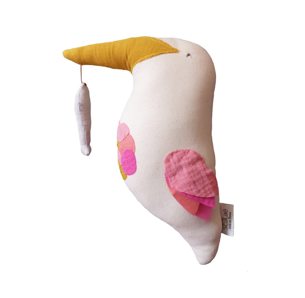 Oiseau décoratif Martin le Martin-Pêcheur - Rose