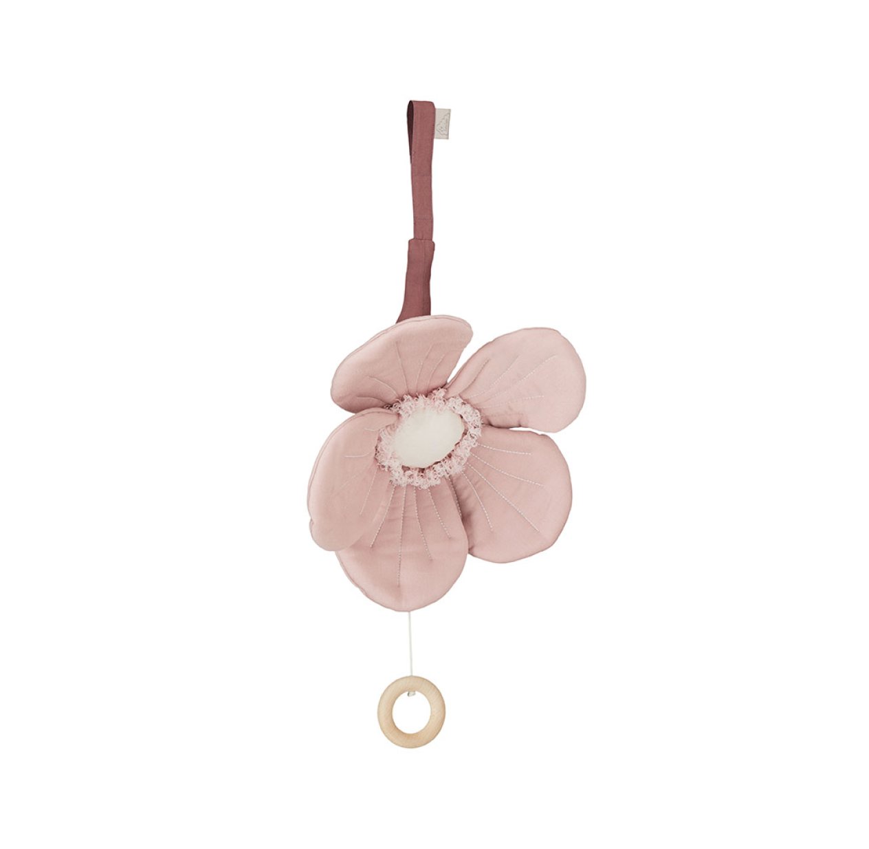 Mobile Musical Anémone - Vieux rose