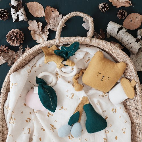 Mobile musical ours - Ocre