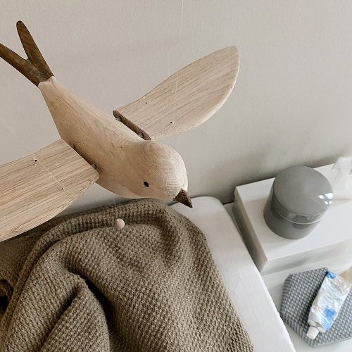 Mobile Oiseau Koko - Chêne