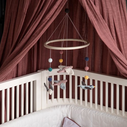 Mobile en crochet Oiseaux