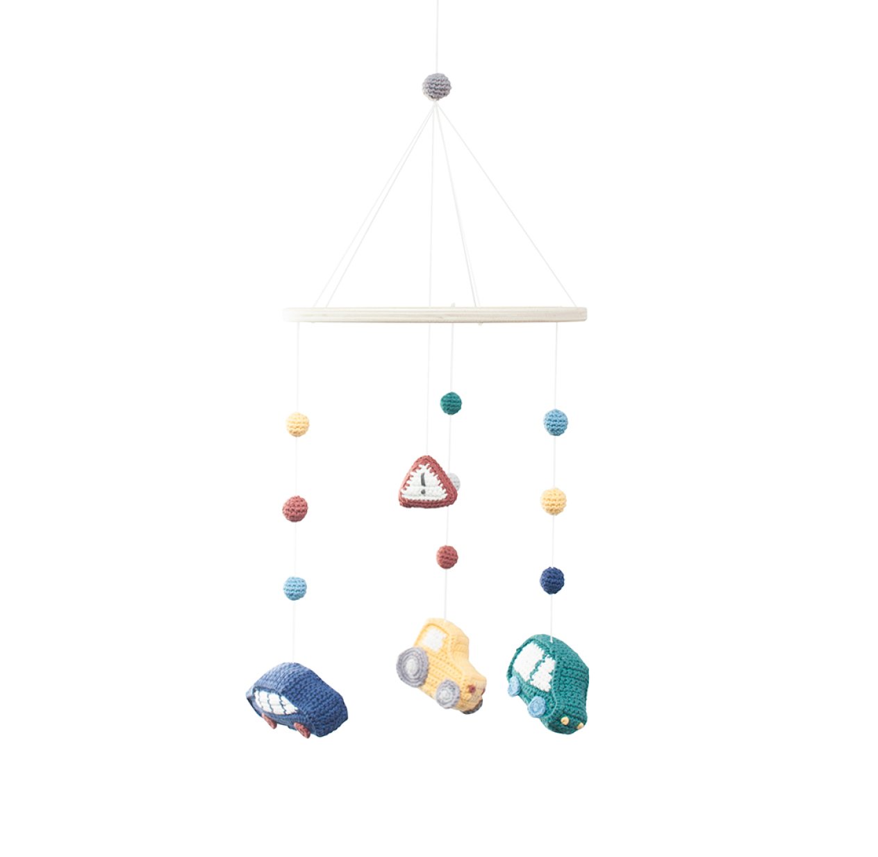 Mobile en crochet Voitures