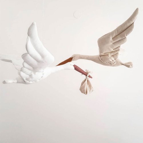 Mobile Cigogne - Blanc