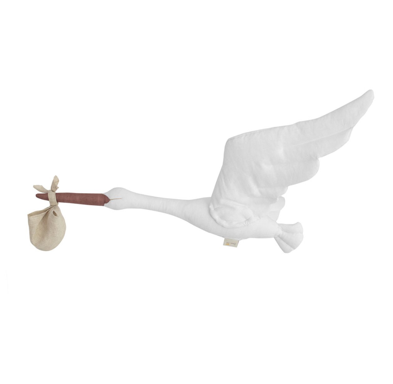 Mobile Cigogne et son sac - Blanc