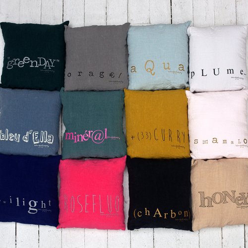 Petit coussin carré Molly bleudella - Bleu