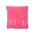 Petit coussin carré Molly rose fluo - Rose