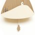 Mobile musical Montagnes beige - Naturel