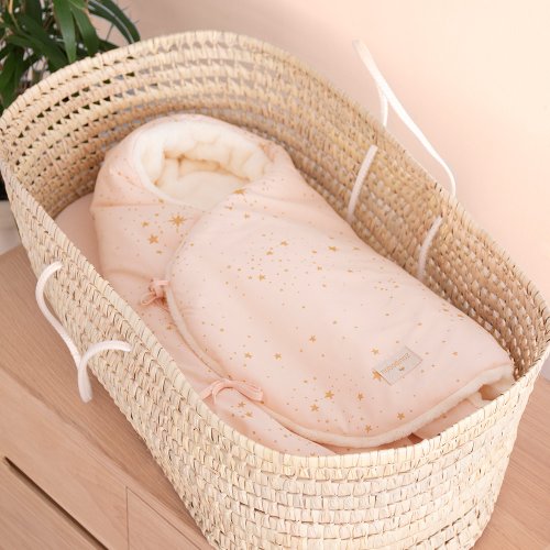 Nid d'ange Cozy Gold Stella - Rose pâle