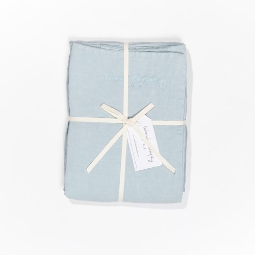 Housse de couette Nolita aqua - Bleu